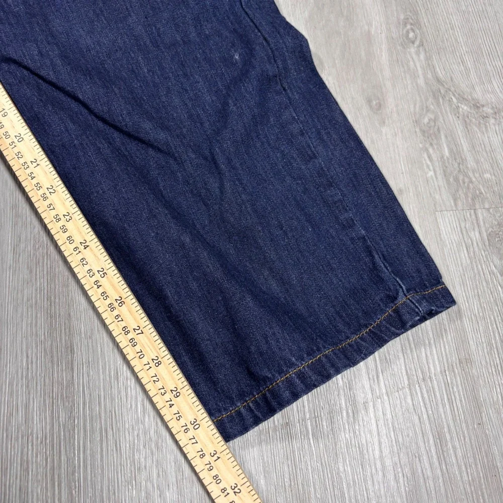Iron Workers 10398 Mens Motorcycle Riding Jeans Blue Denim Straight Leg Size 40